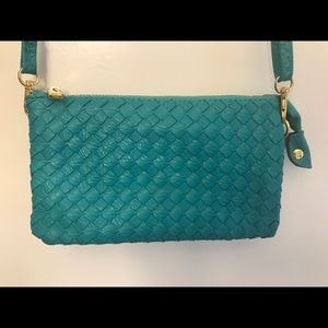 Teal crossbody purse
